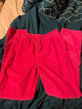 Kids Hot Pink Corduroy Pull-On Pants